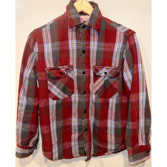Frost-Proof Plaid Long-Sleeved Flannel Cotton Buttoned Down Boyfriend Style Top - Picture 8 of 16